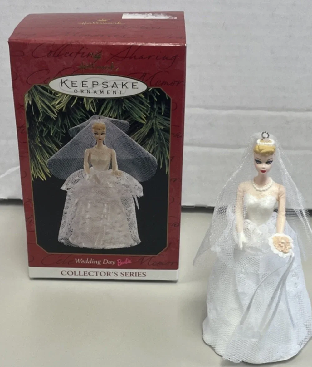 Hallmark Keepsake Barbie Wedding Day Christmas Ornament Collector's Series 1997